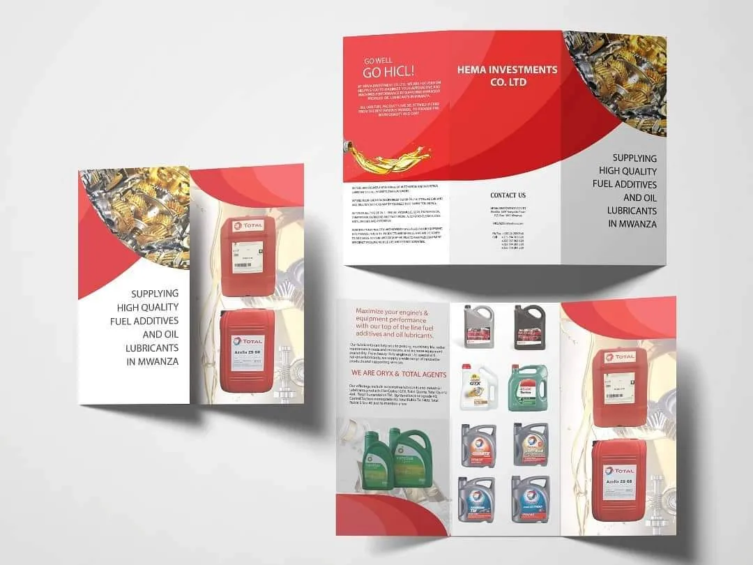 Business Cards and Brochures for Hema